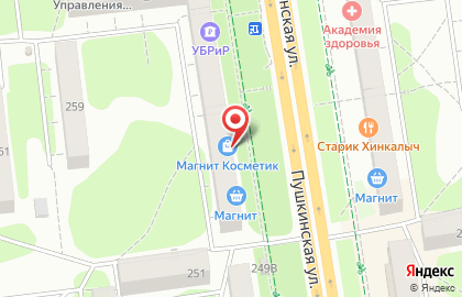 Магазин косметики и бытовой химии Магнит Косметик на Пушкинской улице, 255 на карте