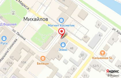 Торговый центр Элекс на улице Карла Маркса на карте