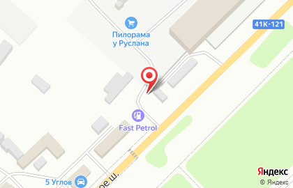 Магазин автозапчастей на Ленинградском шоссе (Кировский район), 1в на карте