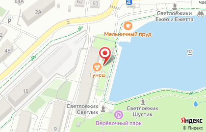Суши-бар Тунец в Калининграде на карте