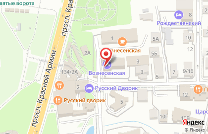 Гостиница Вознесенская на карте