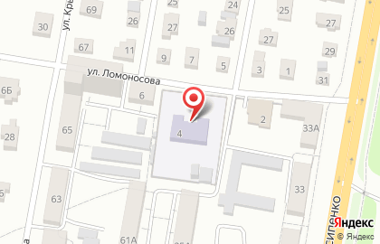 Детский сад №101 на улице Ломоносова на карте