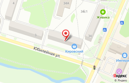 Магазин косметики и бытовой химии Магнит Косметик на Юбилейной улице на карте
