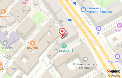 Апартаменты Four Squares на Тверской в Тверском районе на карте