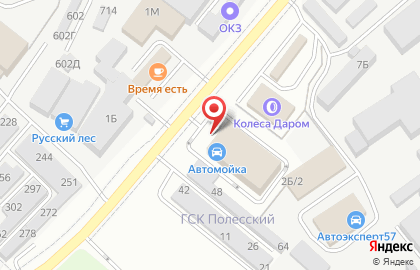 Автомойка Революция в Орле на карте