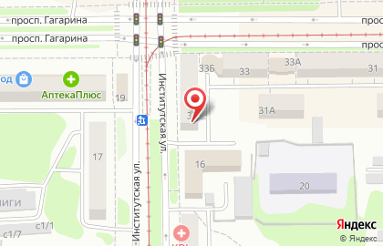 Сервисный центр Смарт на проспекте Гагарина на карте