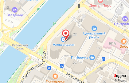 Химчистка-прачечная Бест-Клининг на Московской улице на карте