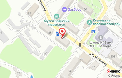 Аптечный пункт в Советском районе на карте