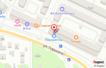 Флористическая студия Allium на улице Горького на карте