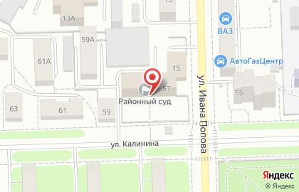 Первомайский районный суд г. Кирова на Калинина на карте