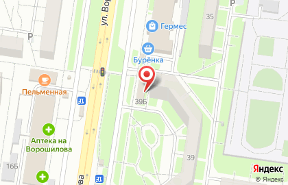 Мясной магазин Дэли в Автозаводском районе на карте