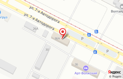 Продуктовый магазин Плюс в Волгограде на карте