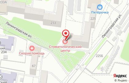 Стоматологический центр на Ленинградской на карте