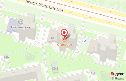 Театральная студия Титаура на проспекте Испытателей на карте