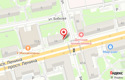 Флористический салон Орхидея на проспекте Ленина на карте