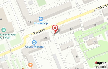 Киоск по продаже хлебобулочных изделий в Ленинском районе на карте