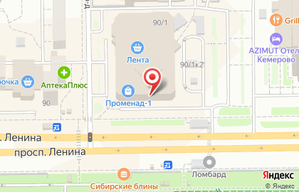 Столица текстильных идей Миртек на проспекте Ленина, 90/1 на карте