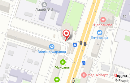 Пекарня Любимая в Левобережном районе на карте