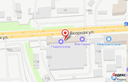 Магазин упаковочных материалов Фактория СПб в Красногвардейском районе на карте