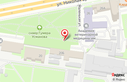 ОАО Банкомат, АКБ Абсолют Банк на улице Николая Ершова на карте