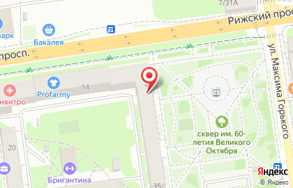 Служба экспресс-доставки Pony Express на улице Максима Горького на карте