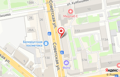 Магазин канцелярских товаров Inформат на Советской улице на карте