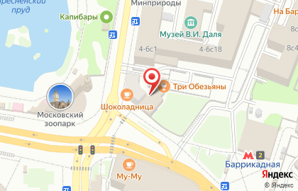 Сервис «Мега турист» на карте