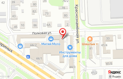Торгово-производственная компания Протек на улице Братьев Кашириных на карте