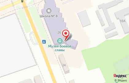 Средняя общеобразовательная школа №8 в Нижнем Новгороде на карте
