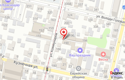 ООО Знакдорсервис на улице Коммунаров на карте
