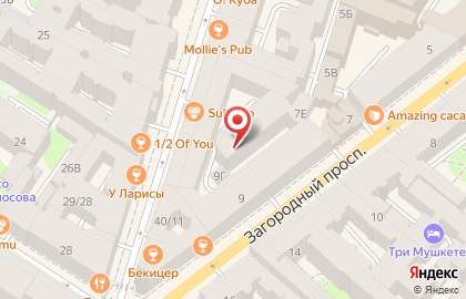 Магазин обуви Калевала в Санкт-Петербурге на карте