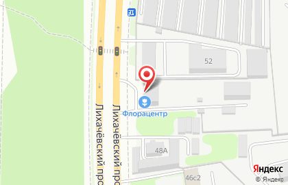 Магазин цветов Флорацентр на Лихачёвском проспекте на карте