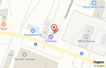 Мемориальная компания Реквием на Грозненской улице на карте