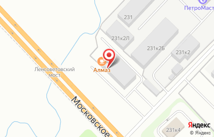 Торгово-сервисный центр ПетроМастер в Пушкинском районе на карте