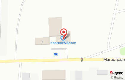 Магазин Красное & Белое на улице Ломоносова на карте