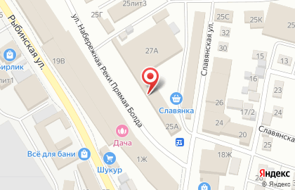 Группа компаний Росснаб на Рыбинской улице на карте