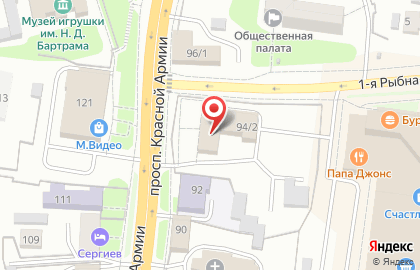 Министерство социального развития Московской области Сергиево-Посадское управление социальной защиты населения на карте