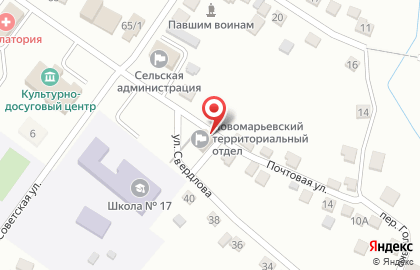Банкомат Северо-Кавказский банк Сбербанка России на Почтовой улице на карте