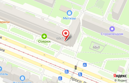 Торгово-монтажная компания Петербургские окна на Гражданском проспекте на карте