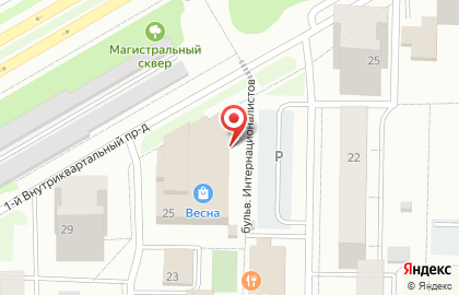 Магазин цифровой и бытовой техники DNS на бульваре Интернационалистов на карте