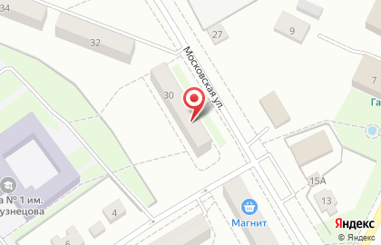 Автоцентр Элекс на Московской улице на карте