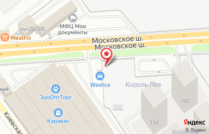 Шиномонтажная мастерская 5колесо на Московском шоссе на карте