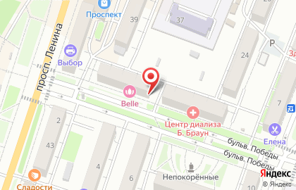 Магазин Марафет на бульваре Победы на карте