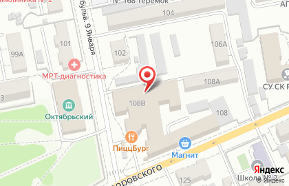 Форсаж на улице Воровского на карте