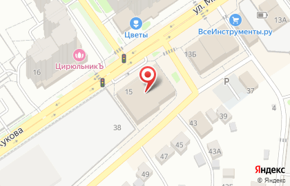 Научно-исследовательский институт экспертиз на улице Маршала Жукова Г.К. на карте