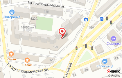 Банкомат Московский Индустриальный банк в Астрахани на карте