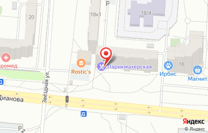 Ателье Анна в Кировском районе на карте