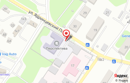 Средняя общеобразовательная школа Перспектива в Октябрьском районе на карте