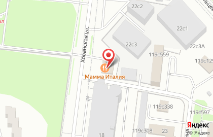 Кафе Мамма Италия на карте