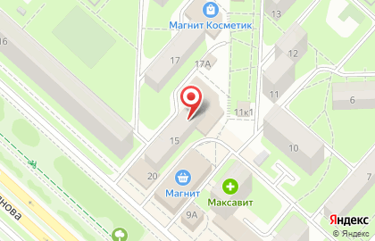 Пролетарский на улице 15-й микрорайон на карте